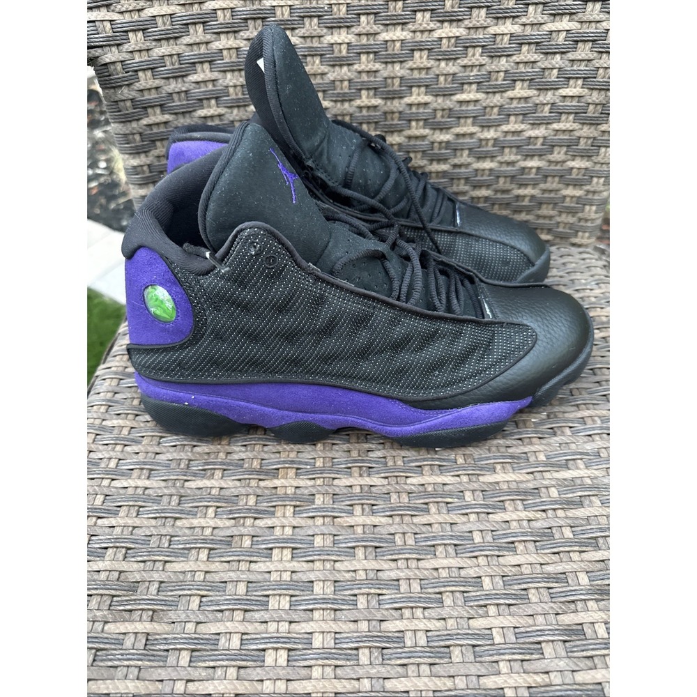 Air Jordan 13 Retro Court Purple Black Sneaker Size 14